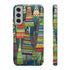 Knitted Christmas Trees - Impact Resistant Phone Case Samsung Galaxy S22 Plus Glossy